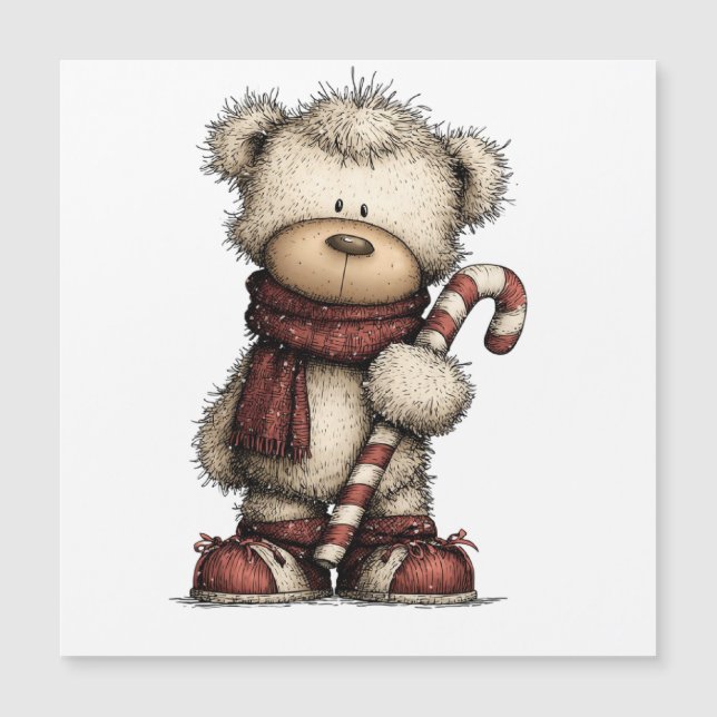 Collection de Clipart de Noël | Ours en peluche  (Devant)