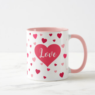 Collection de Coeurs Romantiques Mug de Saint Vale