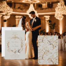 Collection de colibris blancs Enregistrer la carte