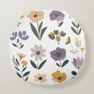 Collection de fleurs vectorielles Coussin de jet