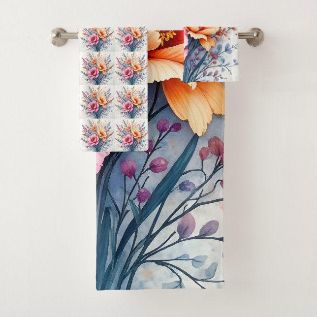 Collection de luxe de fleurs sauvages populaires e (En situation)