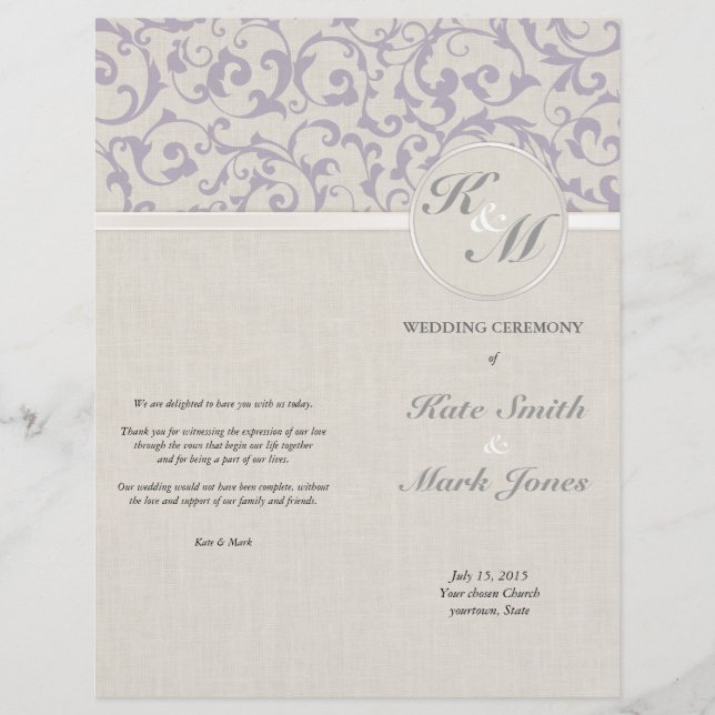 Collection de Mariages de lavande SmartElegance (Devant)