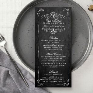 Collection de Mariages de tableau de bord - Menus