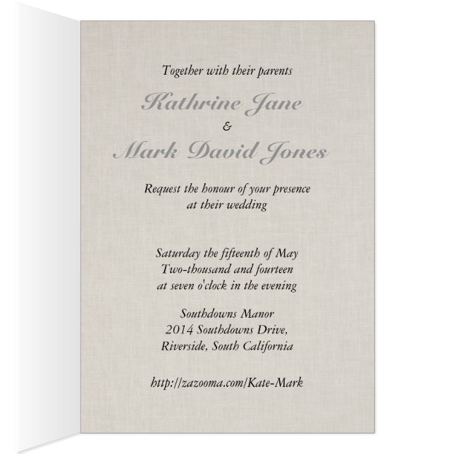 Collection de Mariages naturels SmartElegance (Intérieur (Droit))