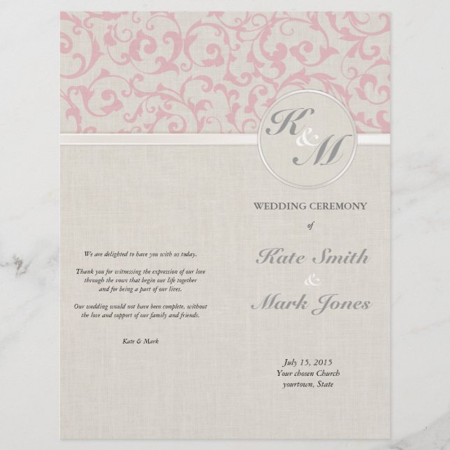 Collection de Mariages rose SmartElegance (Devant)