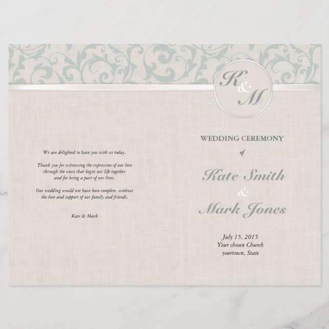 Collection de Mariages SmartElegance SeaSpray (Devant)