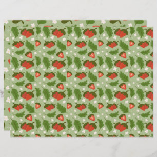 Collection de Motifs de paniers de fruits - Fraise