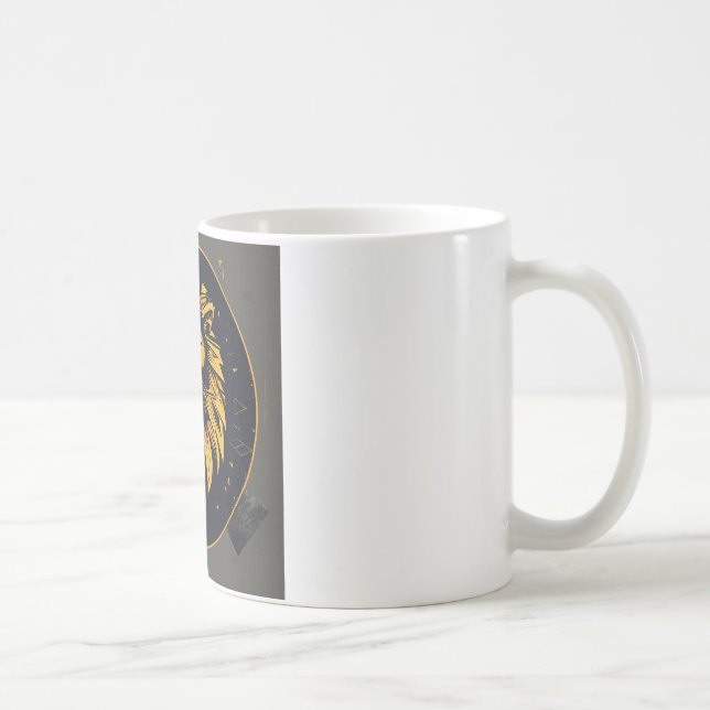 Collection de mug Lion Géométrique (Droite)