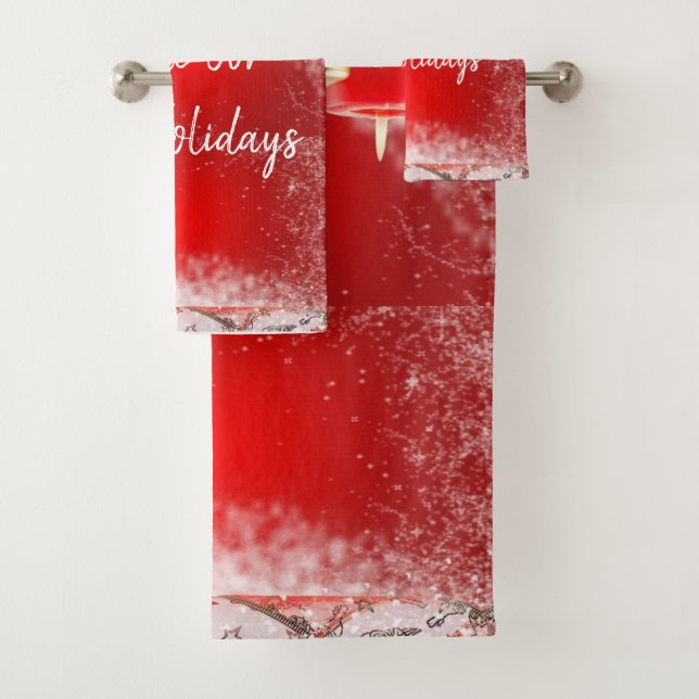 Collection de Noël Suzanne Elizabeth - Bath Tow (En situation)