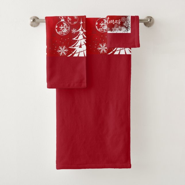 Collection de Noël Suzanne Elizabeth - Bath Tow (En situation)