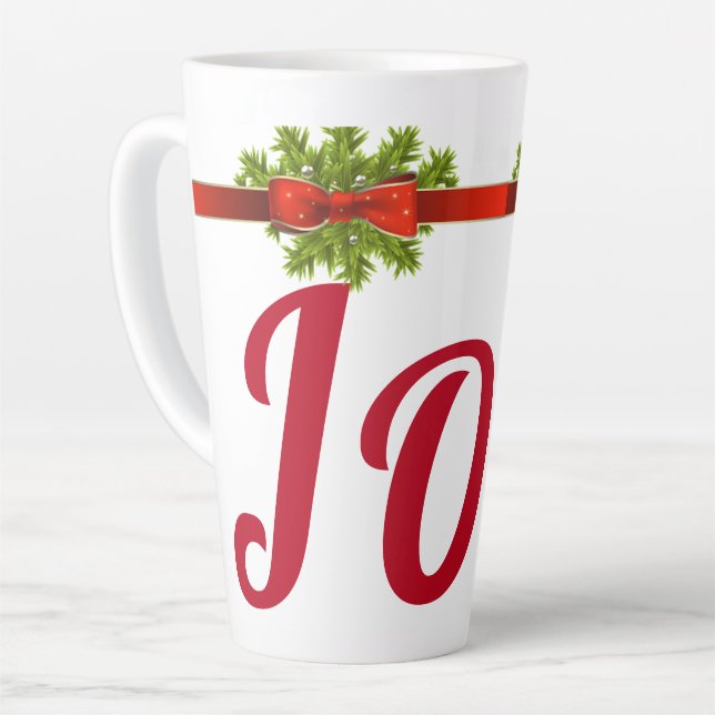 Collection de Noël Suzanne Elizabeth Latte Mug (Angle gauche)