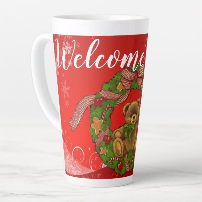 Collection de Noël Suzanne Elizabeth Latte Mug (Angle gauche)