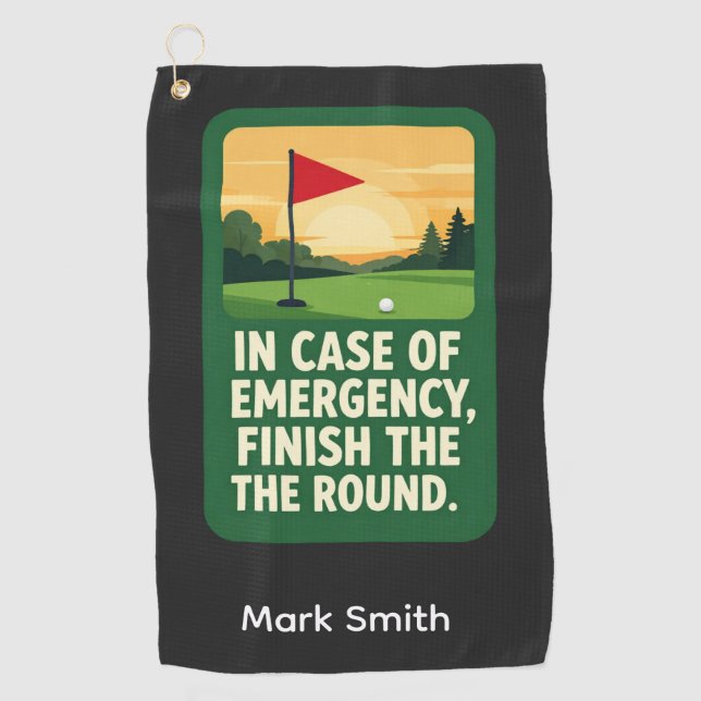 Collection de serviettes de golf amusantes pour le (Devant)