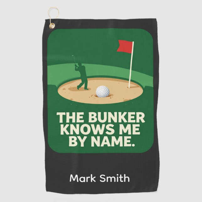 Collection de serviettes de golf amusantes pour le (Devant)