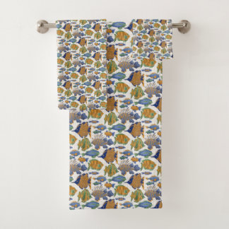 Collection de serviettes de vie marine