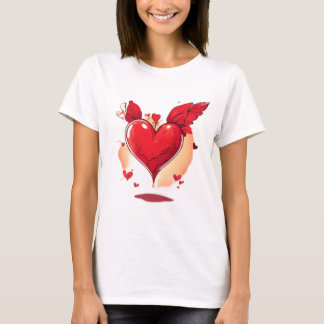 Collection de T-Shirts : Encre Classique - Cœur &
