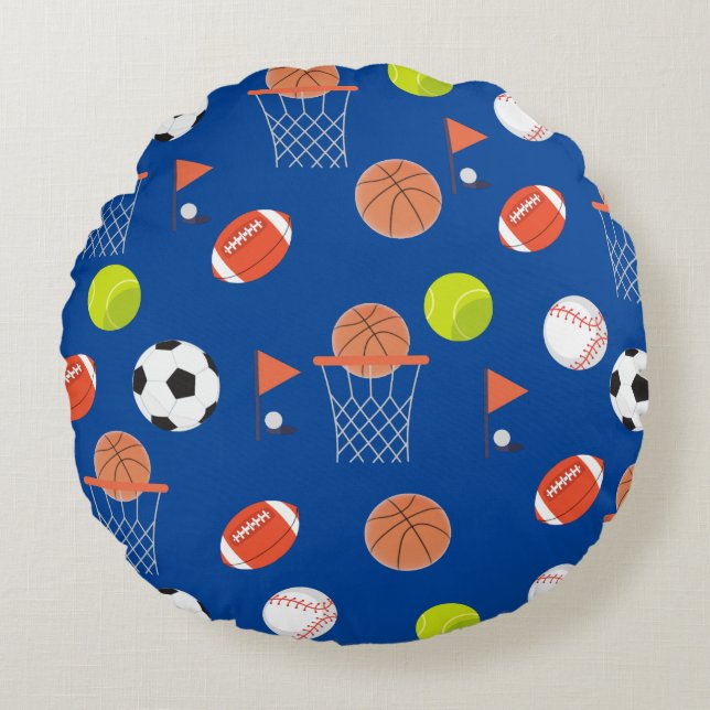 Collection de thèmes de boules de sport Coussin (Devant)