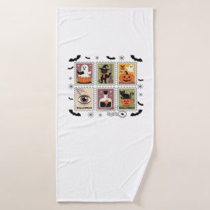 Collection de timbres de chat Halloween vintage T-
