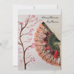 Collection de ventilateurs : fleurs de cerisiers