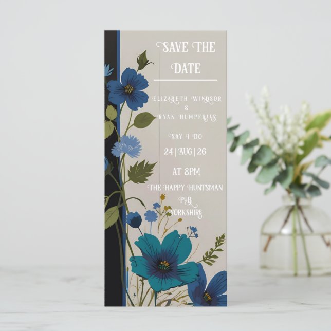 Collection d'invitations florales mariages (Debout devant)