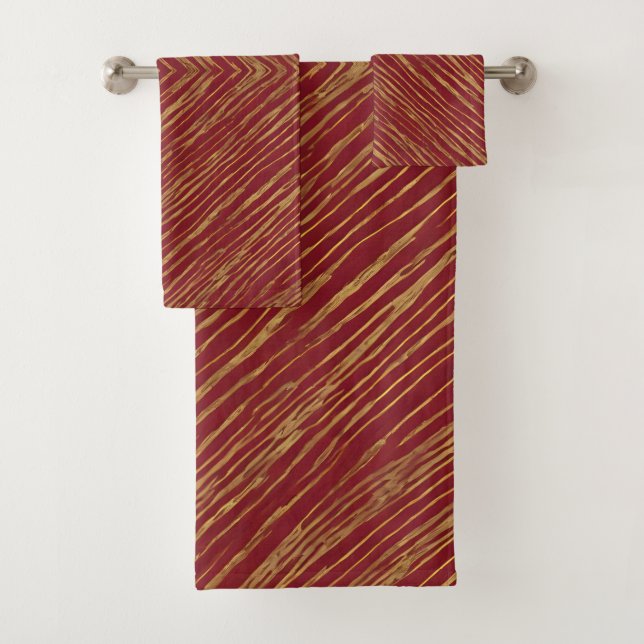 Collection d'or de luxe moderne bordeaux (En situation)