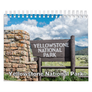 Collection du parc national Yellowstone Calendrier