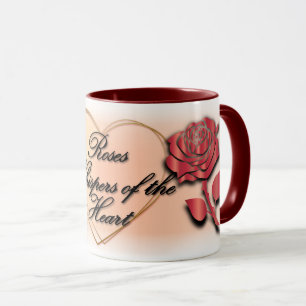 Collection élégante de Mug Rose