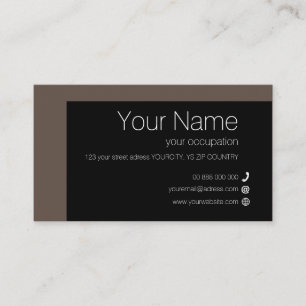Collection ELEMENTARY Carte de visite standard