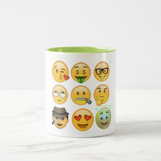 collection emoji préférée drôle mug design (Centre)