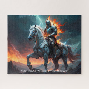 Collection Epic White Knight & Stallion Art Puzzle