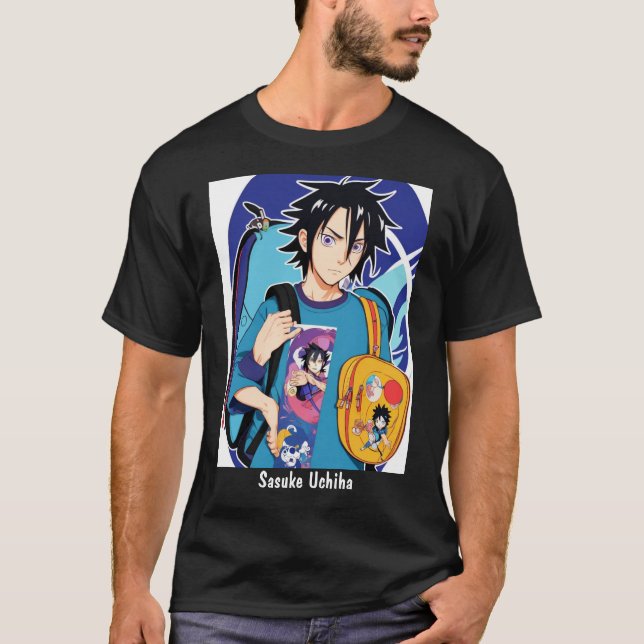 Collection exclusive de T-shirts Sasuke Uchiha (Devant)
