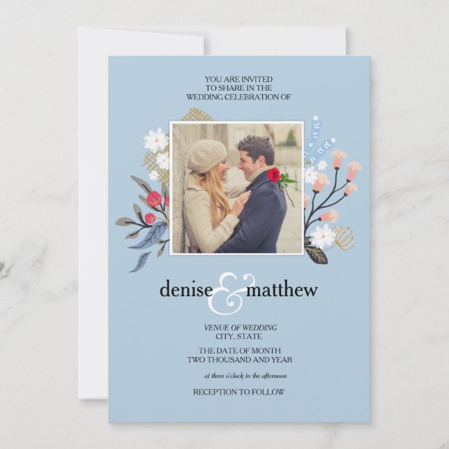 Collection ludique en bleu Omphalodes Invitation (Devant)