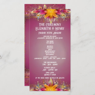 Collection Mariage d'élégance florale rose