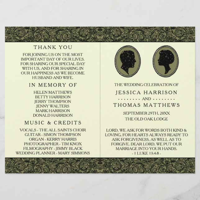 Collection Mariage Silhouette Art Déco (Devant)