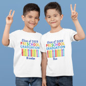 T-shirt Pour Les Tous Petits Pré-K Graduate Cute Custom Preschool Graduation