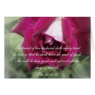 Collection Proverbes 31 ~ Pro 31:11-12