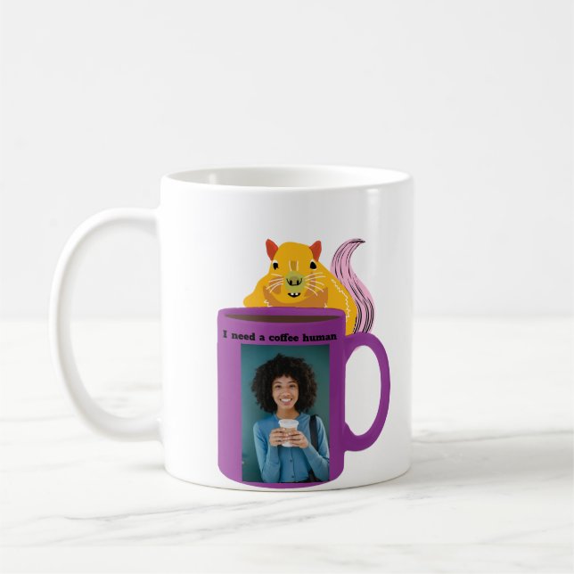 Collection Quironique d'écureuil de café Mug (Gauche)