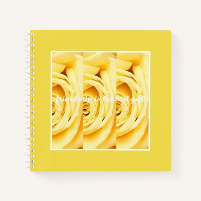 Collection rose jaune Carnet par Ahsek Novel (Devant)