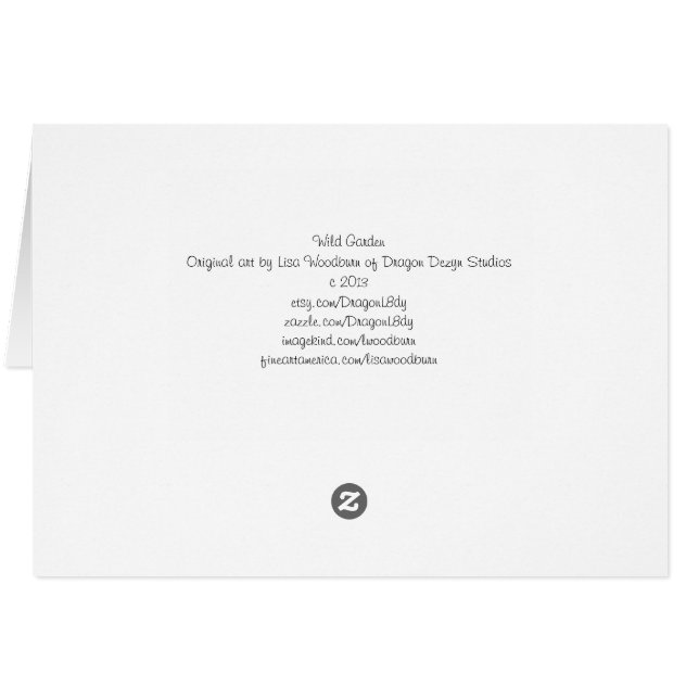 Collection sauvage de jardin (Dos Horizontal)