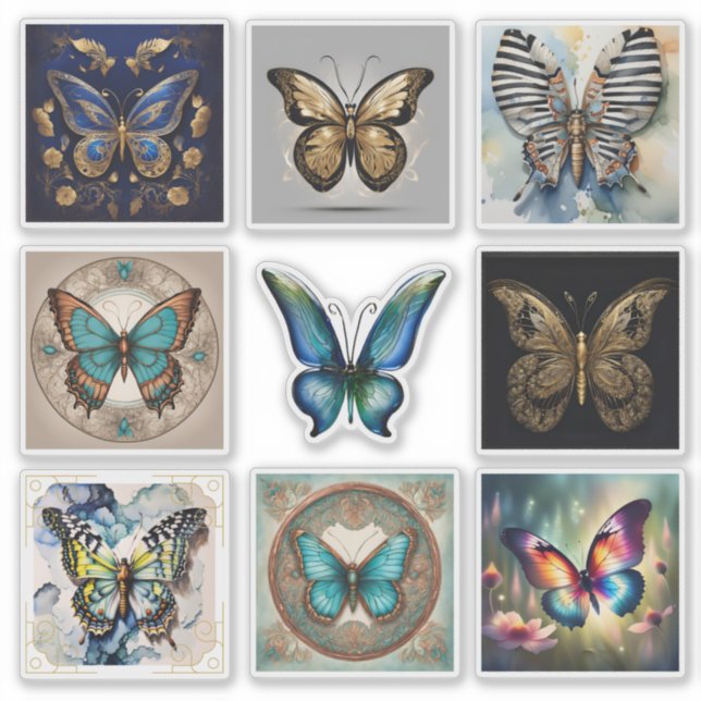 Collection Sticker Papillon (Devant)