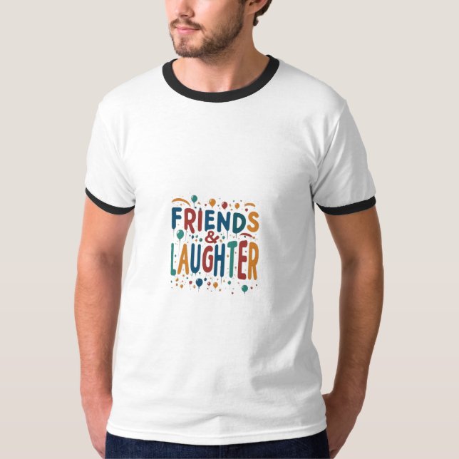 Collection T-shirt Friends & Laughter 💓 👕 (Devant)