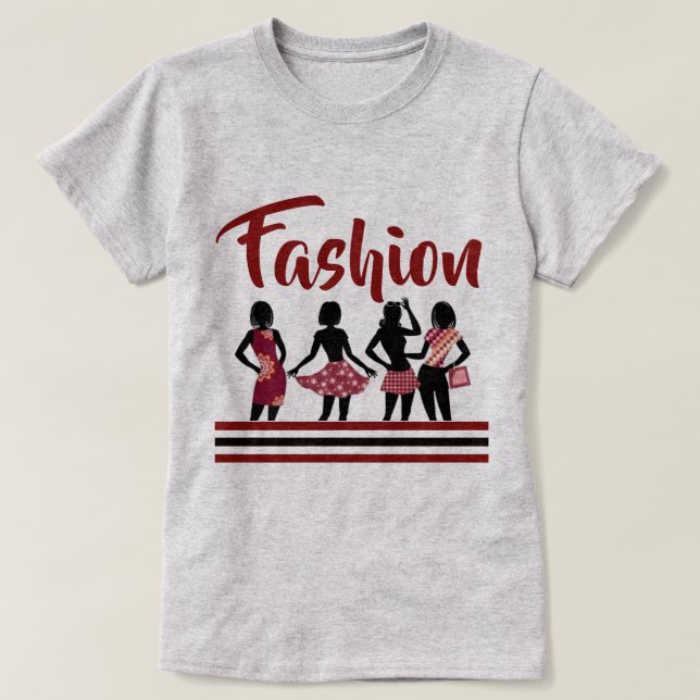 Collection T-Shirt REINE DU SHOPPING (Design devant)