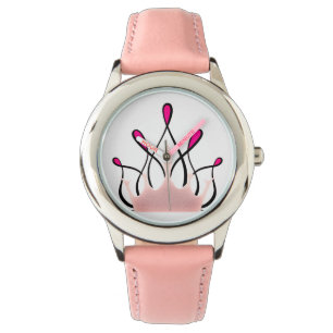 COLLECTION TMH - Jolie Montre De Ruban Rose _ Fill
