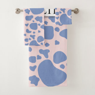 Collection Vache Rose - Serviettes De Bain