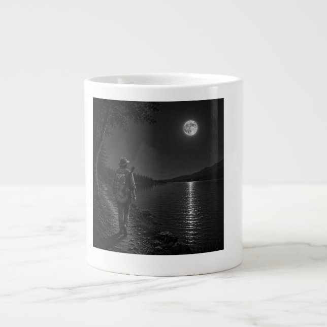 Collection Wanderer – Mug de randonneur au bord du (Devant)