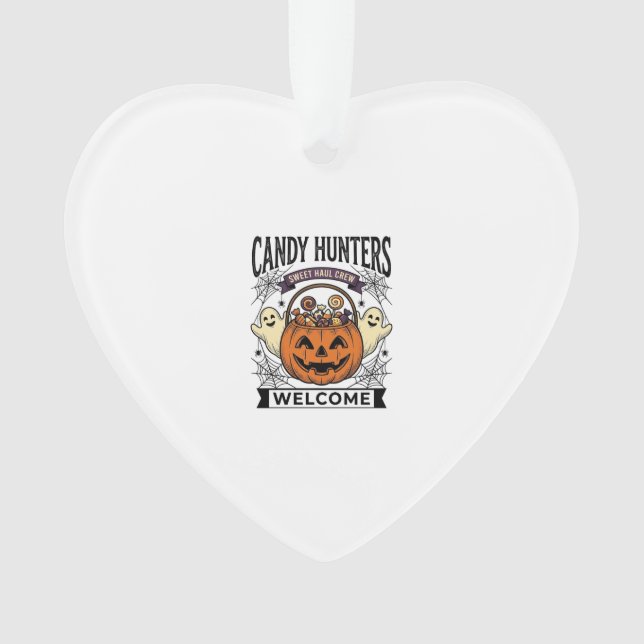 Collectionneur de bonbons Halloween Gravure vintag (devant)