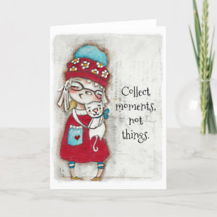 Collectionnez les moments - Carte d'amitié (intéri