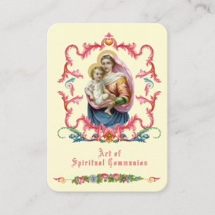 COLLECTIVITÉ SPIRITUELLE CARTE SAINTE PRIÈRE CATHO