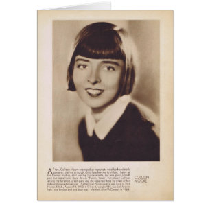 Colleen Moore actrice de cinéma silencieuse portra