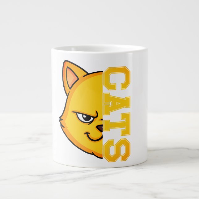 Collegiate Grumpy Cat – Bold StreetweSpecialty Mug (Devant)